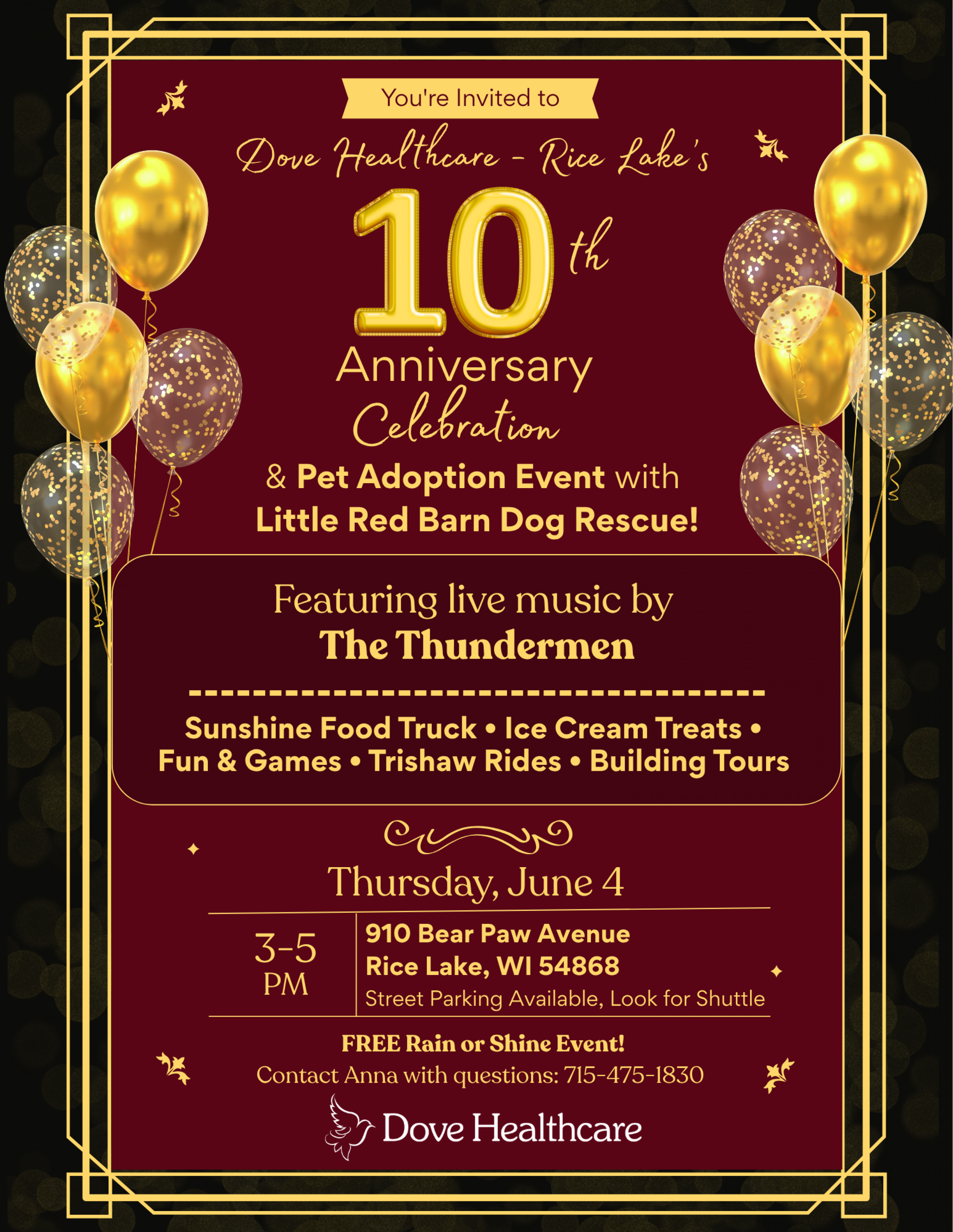 Dove Healthcare - Rice Lake's 10th Anniversary Celebration