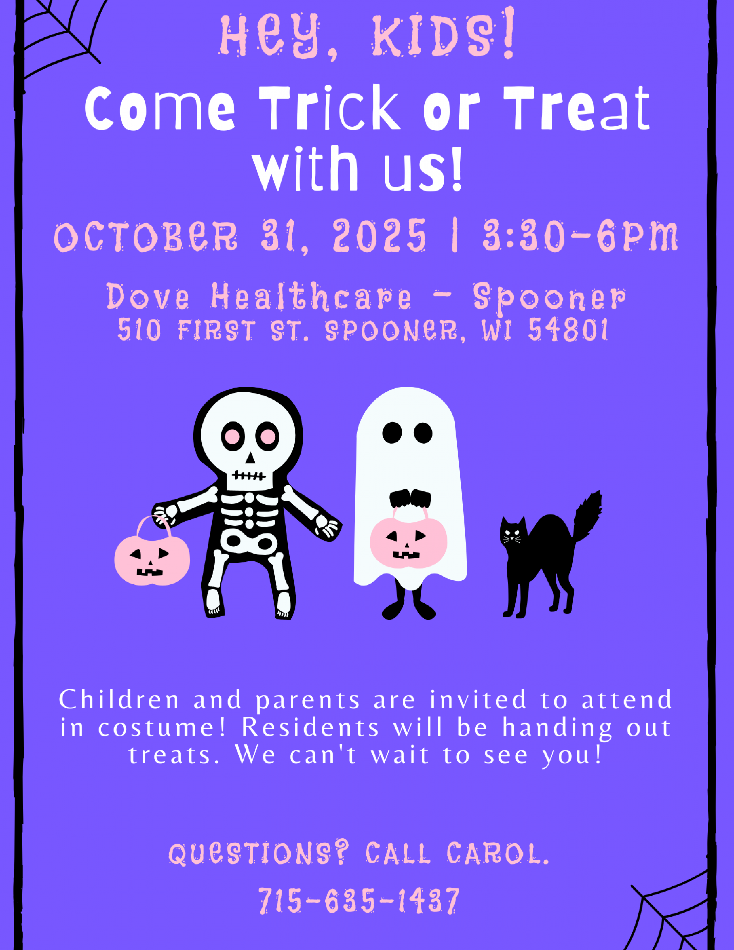 Trick or Treat in Spooner